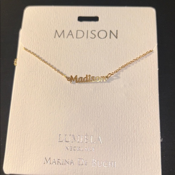 lumiela Jewelry - NWT “Madison” Necklace- Gold